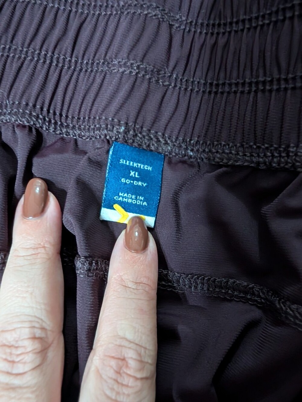 Old Navy Sleektech Dark Purple Skort With Pockets, Size XL - Picture 6 of 8